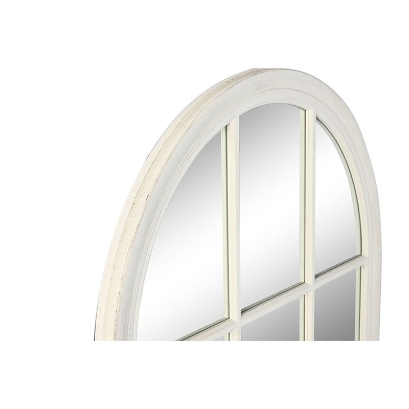 Image secondaire de Miroir mural Home ESPRIT Blanc Fenêtre 80 x 4 x 140 cm