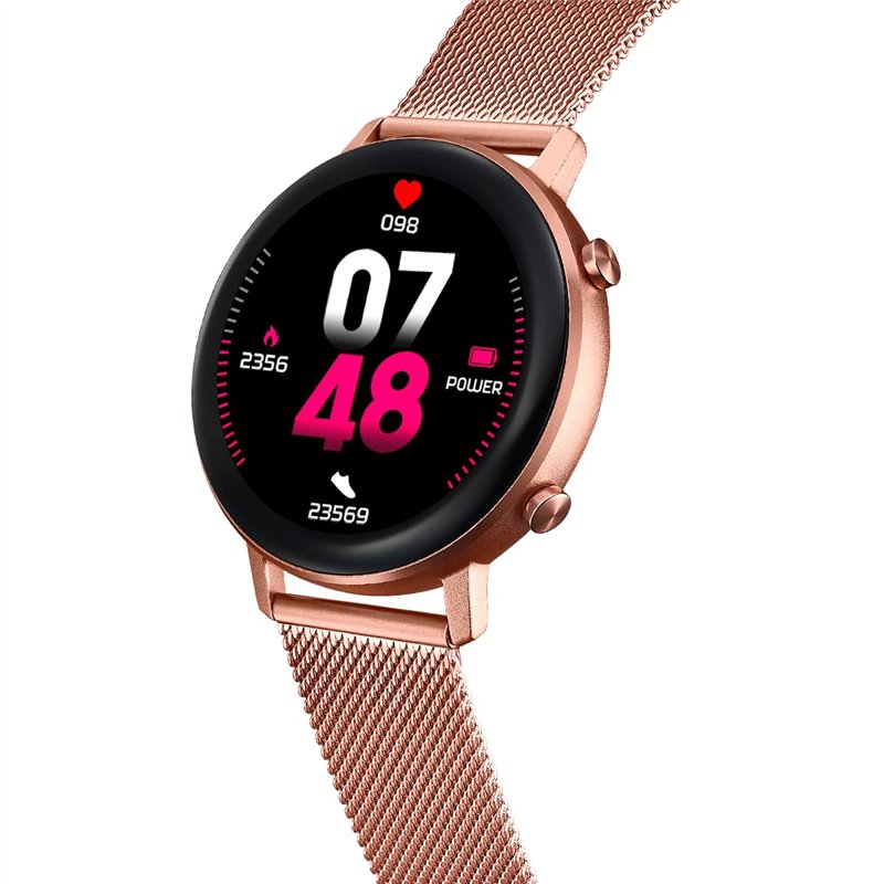 Image secondaire de LOTUS Montre pour Femme 50042/1 Smartwatch Boîtier en Alliage Rose Bracelet en Acier Inoxydable Rose