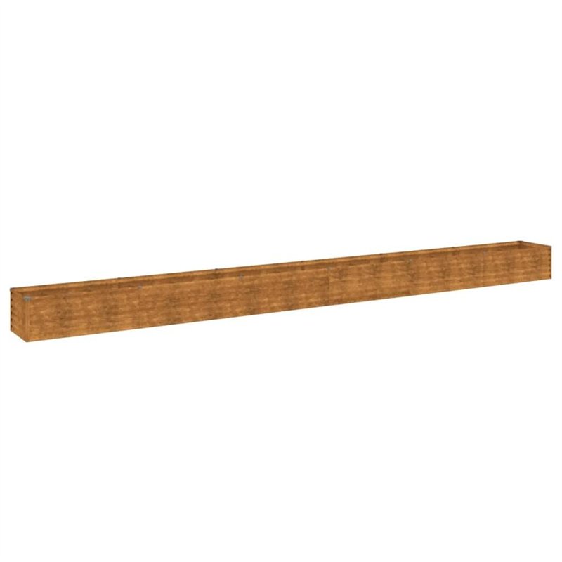 vidaXL Lit Surélevé de Jardin, Jardinière d'Extérieur, Pot de Fleurs, Bac à Plantes, Boîte de Plantation Balcon Patio, 580x50x36