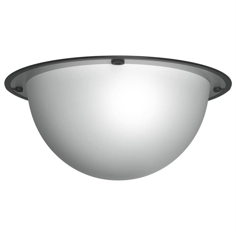 vidaXL Miroir de Circulation en dôme intégral Ø40 cm Acrylique, rétroviseur, Miroir de Circulation Convexe, sécurité routière, r