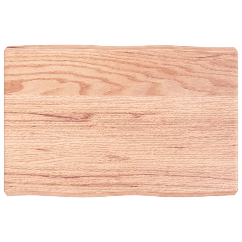 vidaXL Dessus de Table, Remplacement du Plateau de Table avec Bord Vif, Tableau de Bricolage Intérieur, Bois Massif Traité Bordu