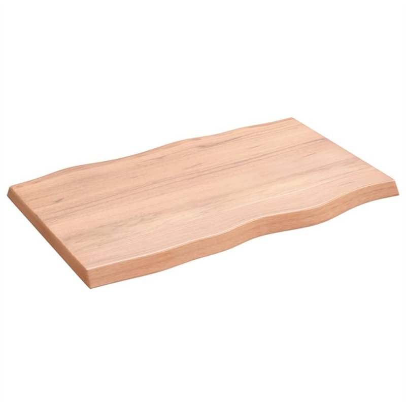 vidaXL Dessus de Table, Remplacement du Plateau de Table avec Bord Vif, Tableau de Bricolage Intérieur, Bois Massif Traité Bordu