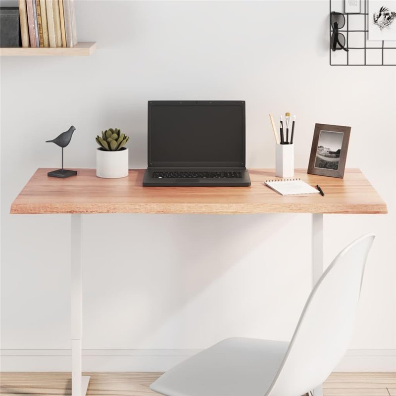 Image secondaire de vidaXL Dessus de Table, Remplacement du Plateau de Table avec Bord Vif, Tableau de Bricolage, Bois Chêne Massif Traité Bordure A
