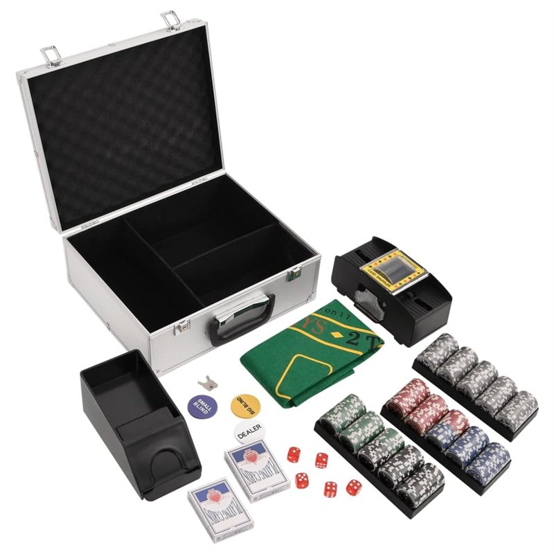 vidaXL Jeu de jetons de Poker 300 pcs 11,5 g