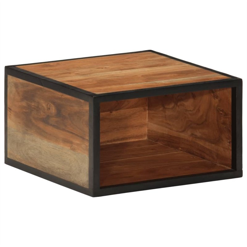 vidaXL Table de Chevet Murale, Armoire de Nuit Suspendue, Meuble de Rangement Flottant Chambre à Coucher Intérieur, Bois Massif