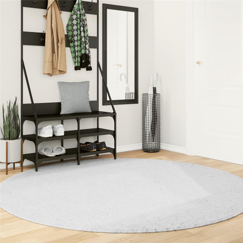 Image secondaire de vidaXL Tapis à Poils Courts, Moquette de Sol, Tapis de Zone, Carpette de Salon Chambre à Coucher Salle de Séjour, Moderne, Gris