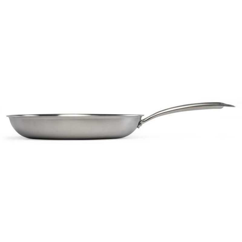 Image secondaire de Brigade - Poele en acier inoxydable 28 cm - LIVOO - MEP159 - Acier inoxydable Triply - Tous feux dont induction - Made in France