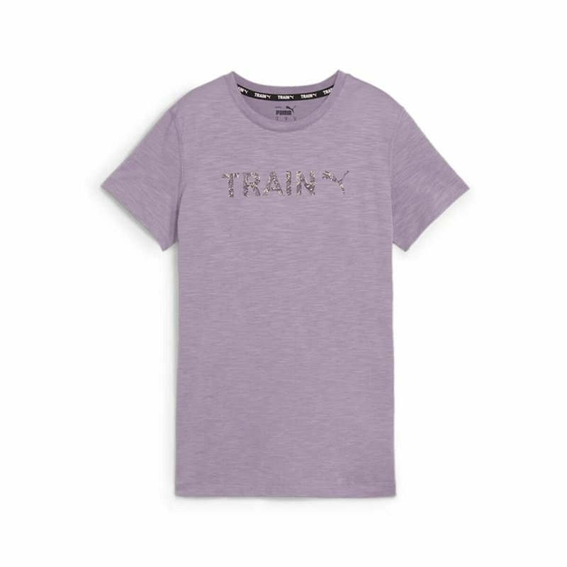 T-shirt à manches courtes femme Puma Graphic Train Lavande