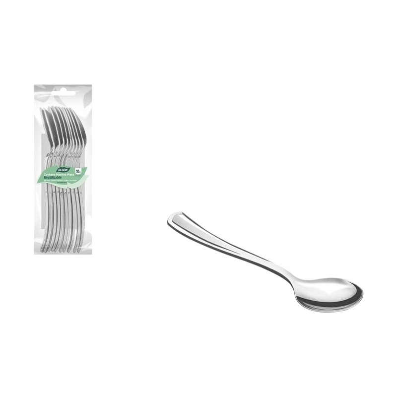 Image secondaire de Ensemble de Cuillères Algon 17 cm 10 Pièces (24 Unités)