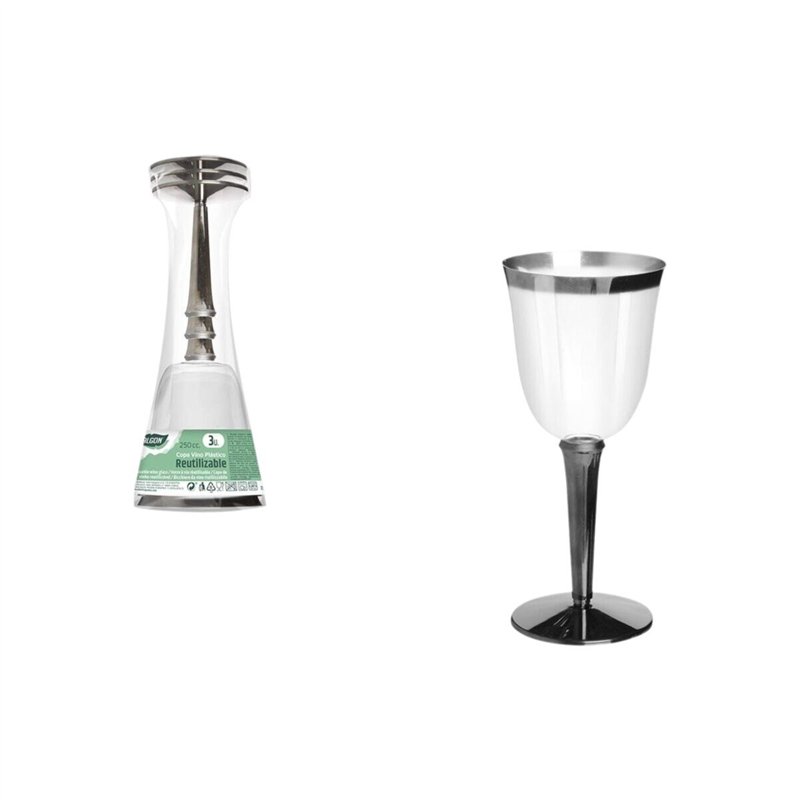 Image secondaire de verre de vin Algon 3 Pièces (12 Unités)