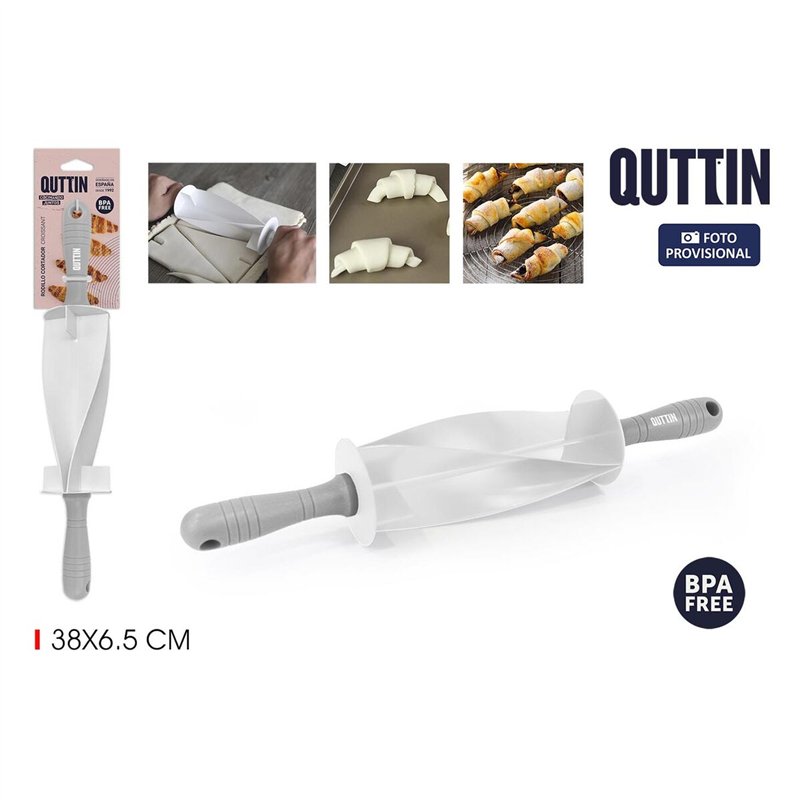 Image secondaire de Rouleau à pâtisserie avec motifs Quttin CROISSANT 38 x 6,5 cm (12 Unités)