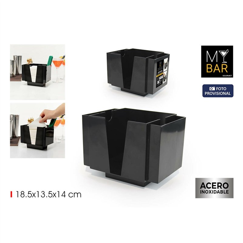 Image secondaire de Support pour Ustensiles de Cuisine My Bar 18,5 x 13,5 x 14 cm (12 Unités)