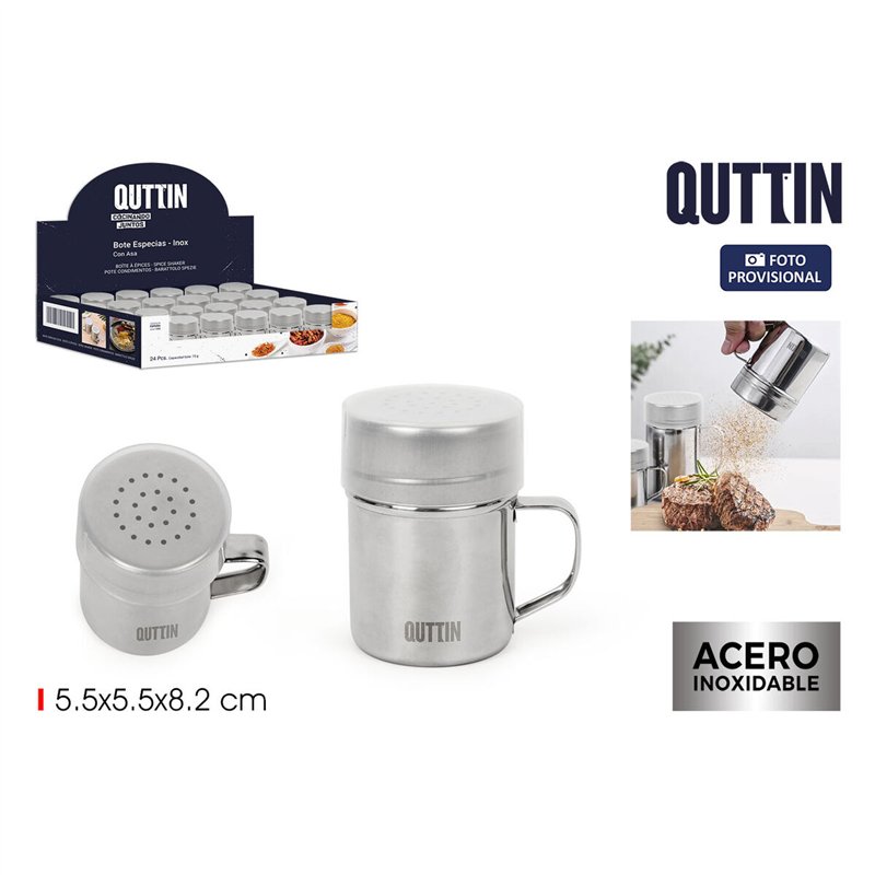 Image secondaire de Boîte d'épices Quttin Acier (24 Unités)