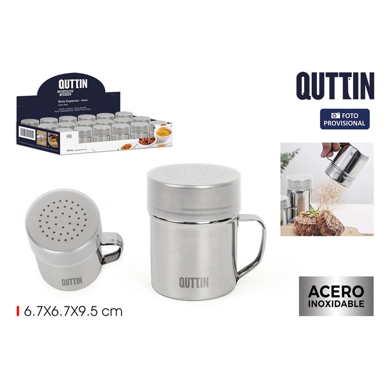 Image secondaire de Boîte d'épices Quttin Acier (18 Unités)