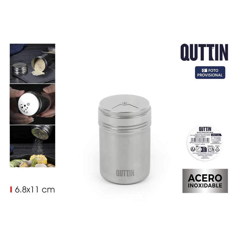 Image secondaire de Boîte d'épices Quttin Acier (24 Unités)