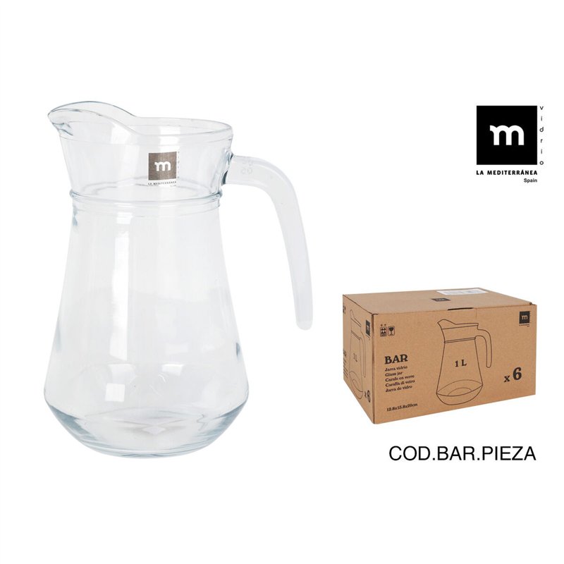 Image secondaire de Pichet La Mediterránea Bar verre 1 L (6 Unités)