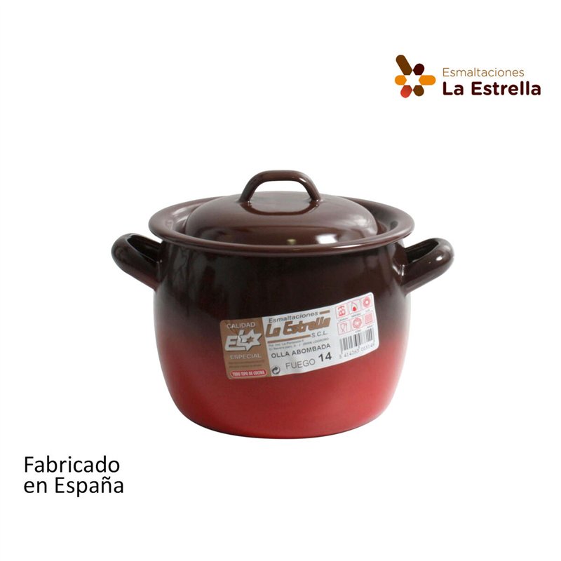 Image secondaire de Marmite avec couvercle La Estrella Fuego ø 12 x 11 cm (4 Unités)