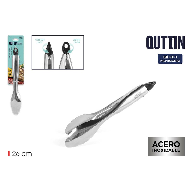 Image secondaire de Pinces de Cuisine Quttin 26 x 4 cm (12 Unités)