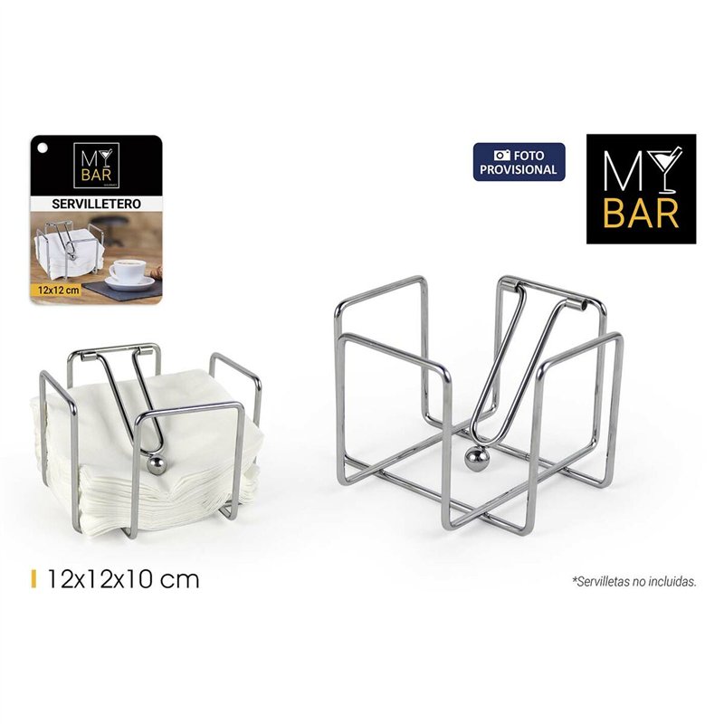 Image secondaire de Porte-serviettes My Bar 12 x 12 x 10 cm (12 Unités)