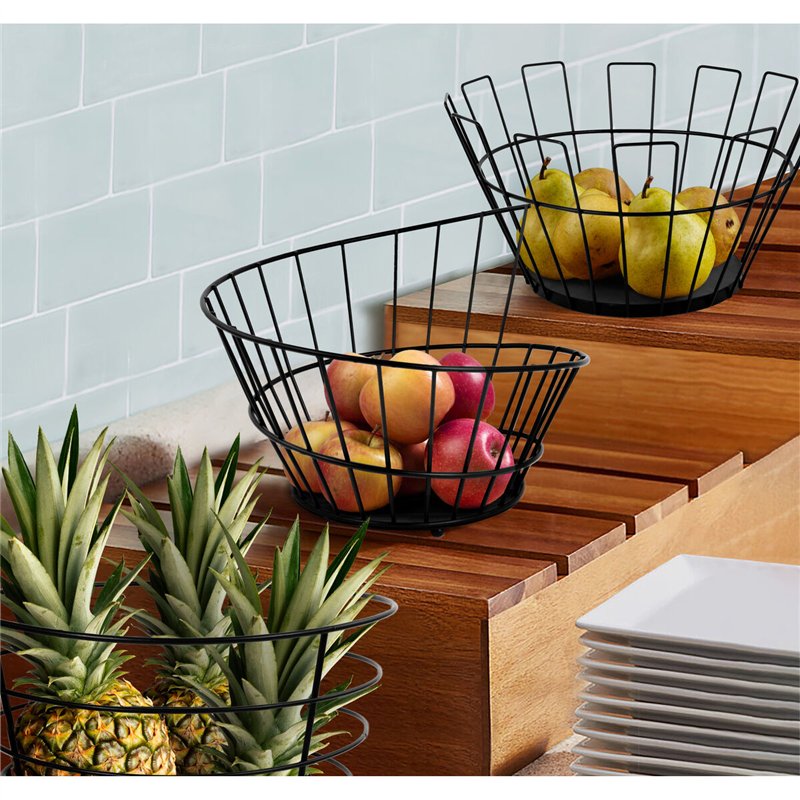 Image secondaire de Coupe à fruits My Bar Métal 28 x 18 cm (12 Unités)