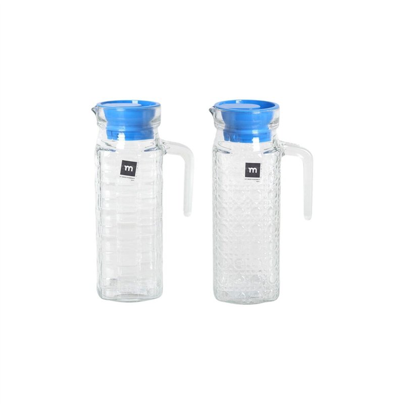 Image secondaire de Carafe avec Couvercle et Doseur La Mediterránea Chrystie verre (12 Unités)