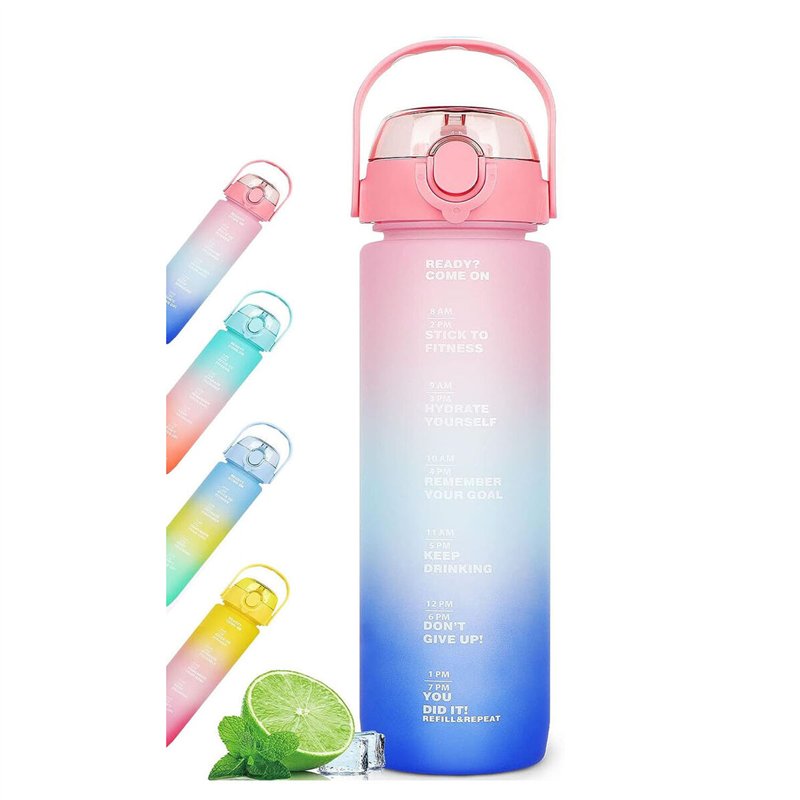 Image secondaire de Bouteille d'eau Bewinner Multicouleur 600 ml 7,5 X 20 CM (12 Unités)