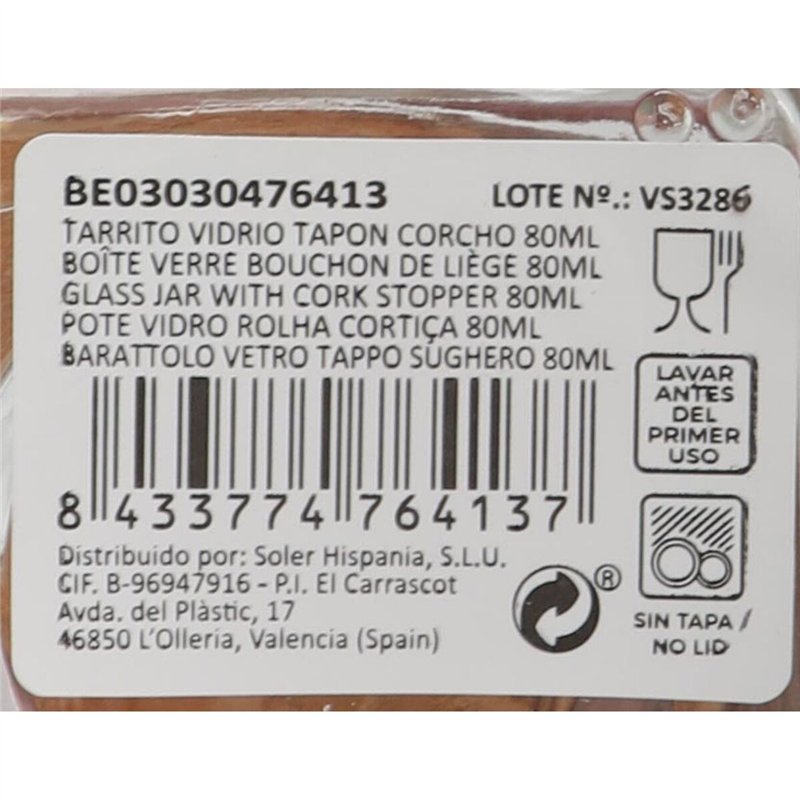 Image secondaire de Pot en verre La Mediterránea (36 Unités)