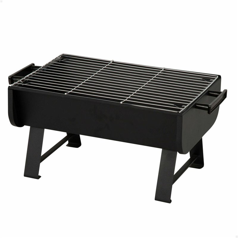Image secondaire de Barbecue Portable Aktive Acier 45 x 25 x 30 cm Noir (2 Unités)