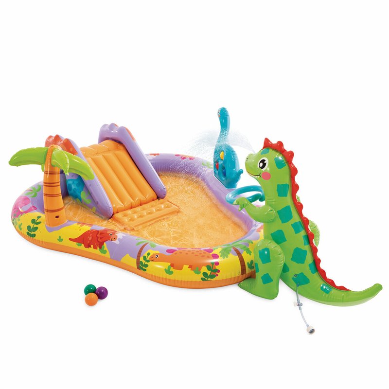 Image secondaire de Pataugeoire gonflable pour enfants Intex 201 x 69 x 157 cm (3 Unités)