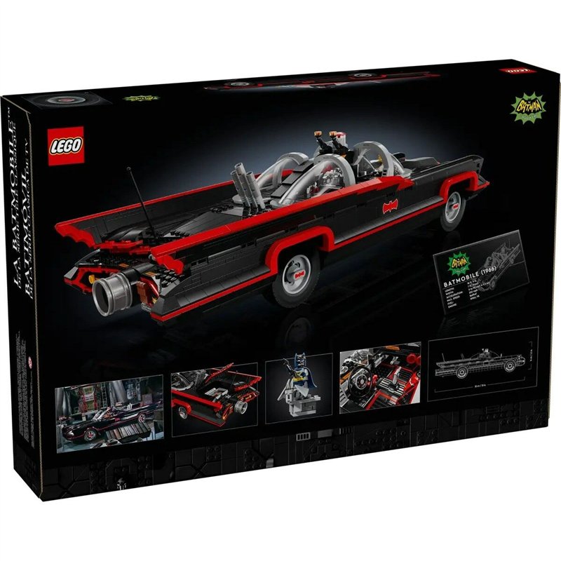 Image secondaire de Set de construction Lego BATMAN 76328 The Classic TV Series Batmobile 1822 Pièces