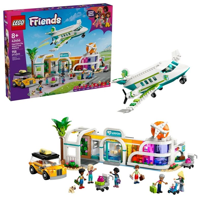 Set de construction Lego FRIENDS 42656 Heartlake City Airport 958 Pièces