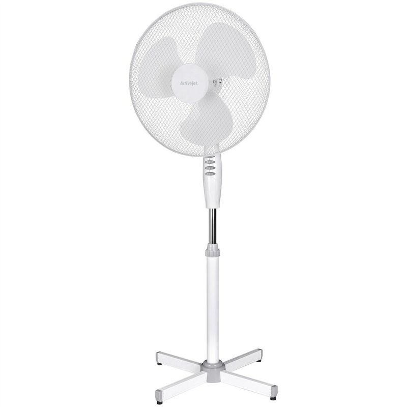Ventilateur sur Pied Activejet WSR-40B Blanc Gris Argenté 50 W