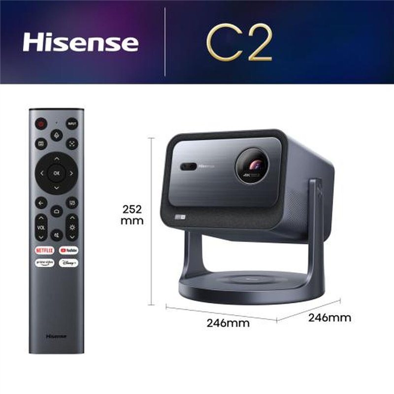 Image secondaire de Projecteur Hisense C2 2000 Lm