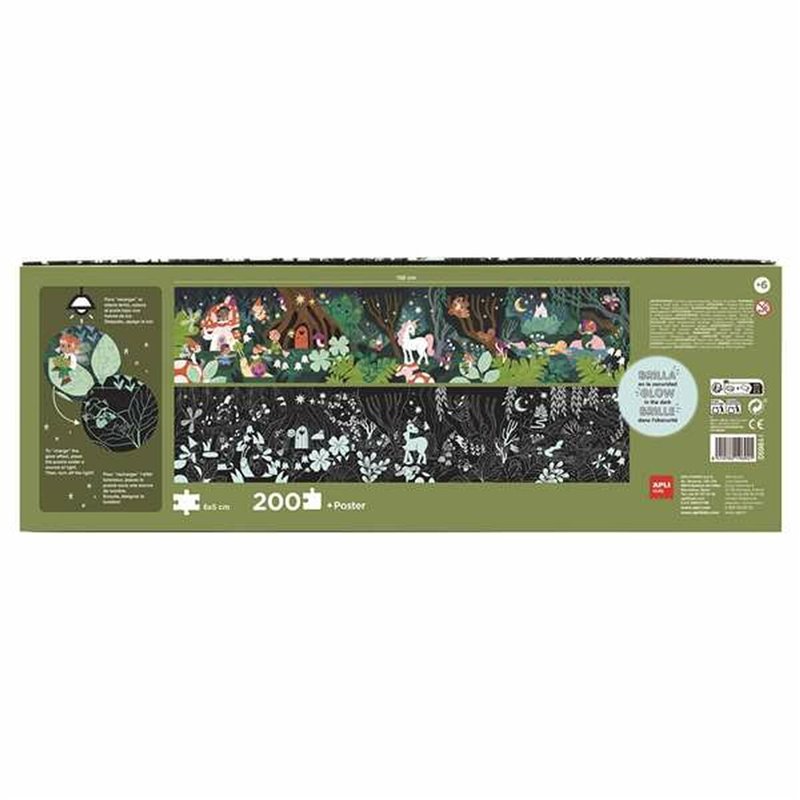 Image secondaire de Puzzle Apli Glow In The Dark 200 Pièces