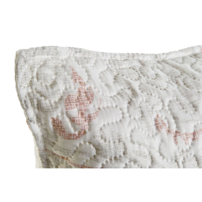 Image secondaire de Coussin DKD Home Decor Blanc Polyester Floral 60 x 10 x 40 cm
