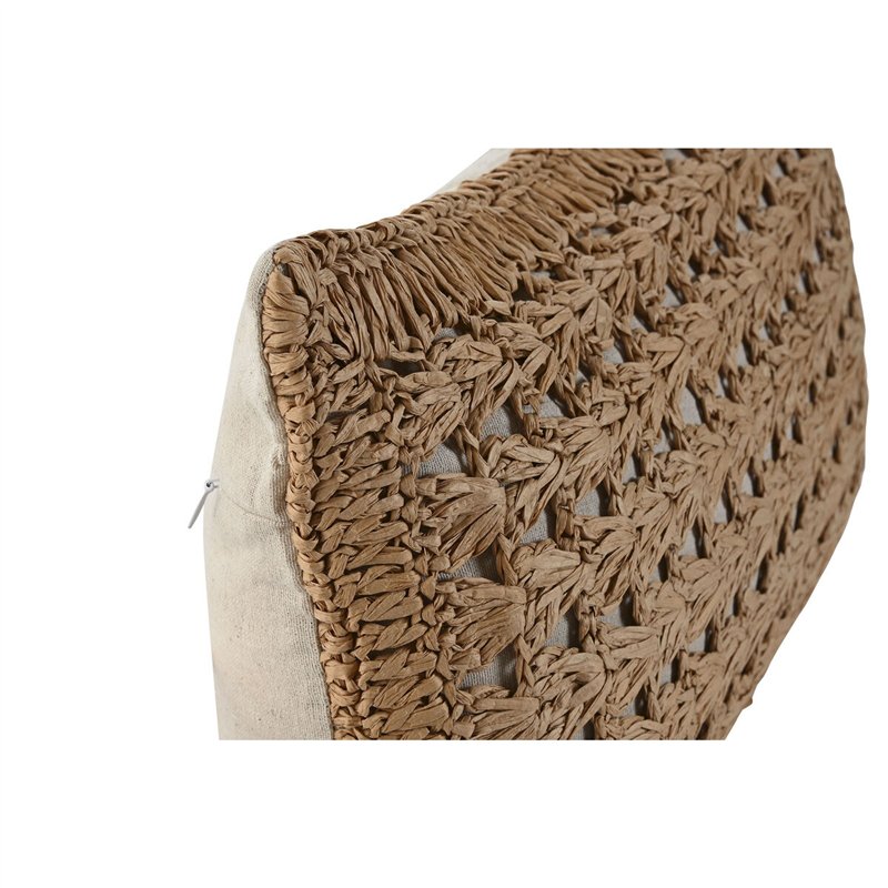 Image secondaire de Coussin Home ESPRIT Naturel Tropical 50 x 8 x 30 cm
