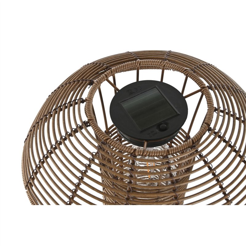 Image secondaire de Lampe solaire Home ESPRIT Marron 30 x 30 x 50 cm