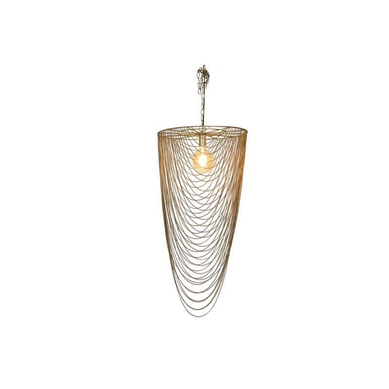 Image secondaire de Suspension Home ESPRIT Doré Fer 46 x 46 x 98 cm