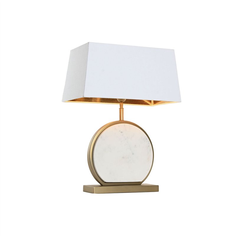 Image secondaire de Lampe de bureau Home ESPRIT Blanc Doré 50 W 220 V