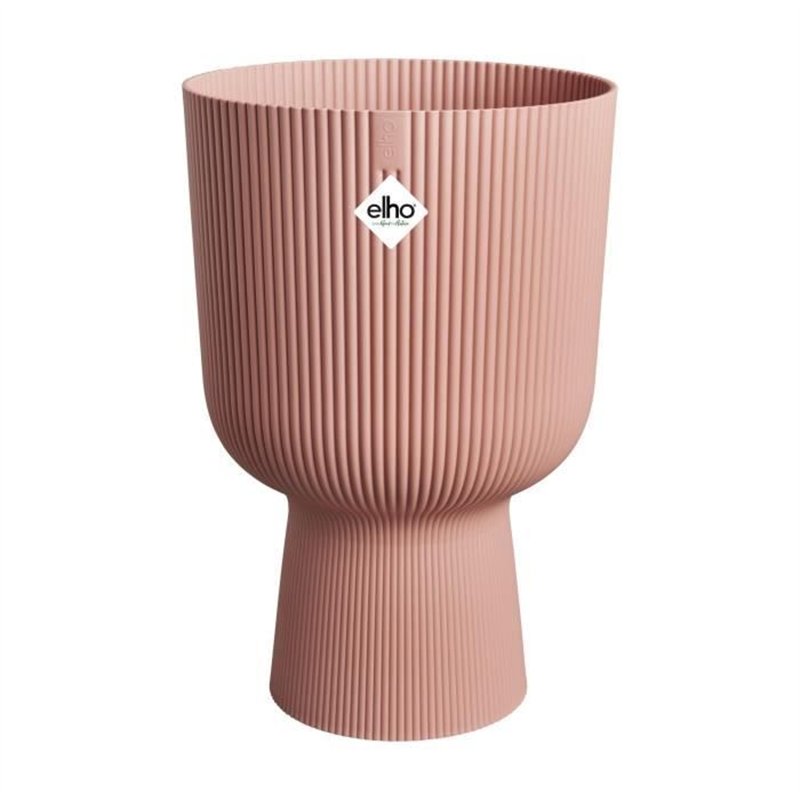 Image secondaire de Pot de fleur - Elho - Vibes Fold Coupe - Rose - L 30 x B 29.5 x H 45 cm - Intérieur - 100% recyclé