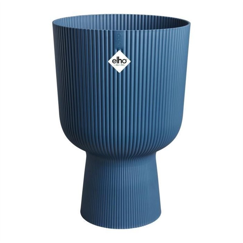 Image secondaire de Pot de fleur - Elho - Vibes Fold Coupe - Bleu - L 30 x B 29.5 x H 45 cm - Intérieur - 100% recyclé