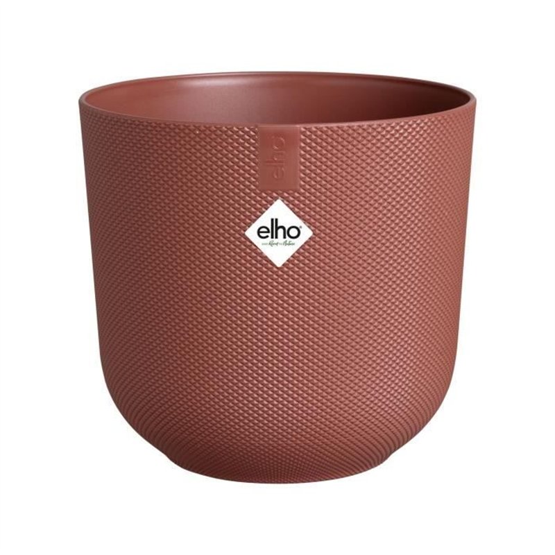 Image secondaire de Pot de fleur - Elho - Jazz Rond - Rouge - L 35 x B 34.5 x H 32 cm - Intérieur - 100% recyclé