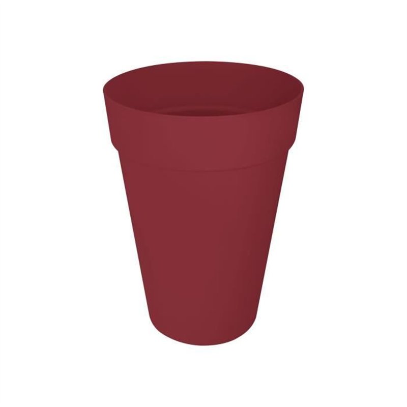 Pot de fleur - Elho - Loft Urban Rond - Haut 42 - Rouge - Ø 42 x H 56 cm - Extérieur - 100% recyclé