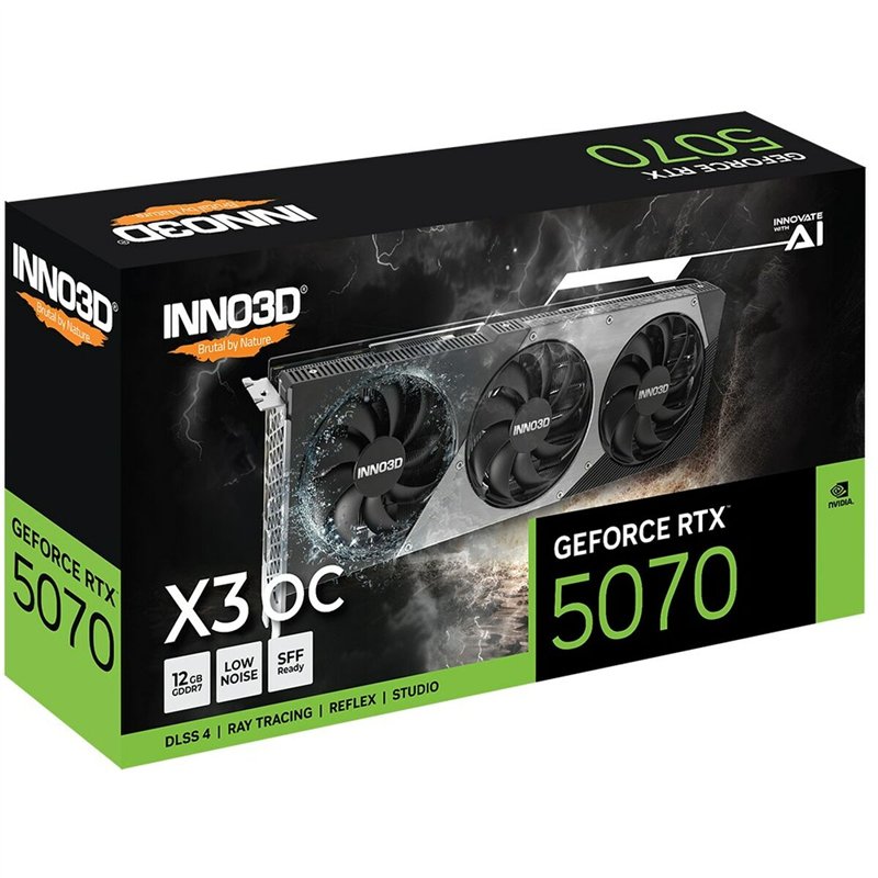 Image secondaire de Carte Graphique INNO3D N50703-12D7X-195064L nvidia geforce rtx 5070 12 GB