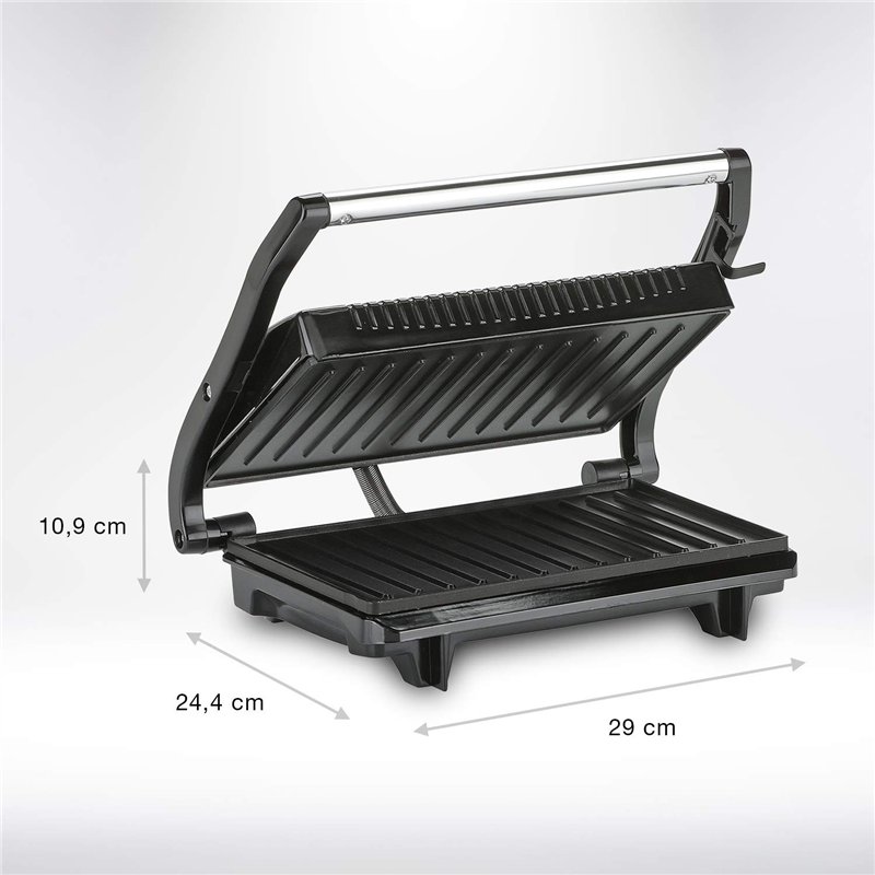 Image secondaire de Tristar grille-viande GR-2846 - Surface de cuisson 22,5 x 14 cm - 2 portions à la fois - 700 W