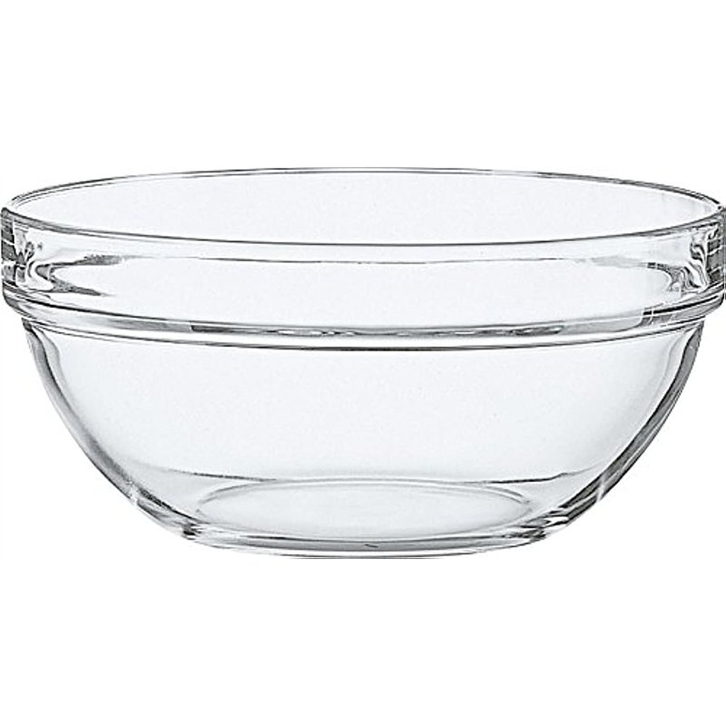 Saladier en verre à clipser Luminarc E8860, empilable, Ø 10 cm, transparent (1 pièce)
