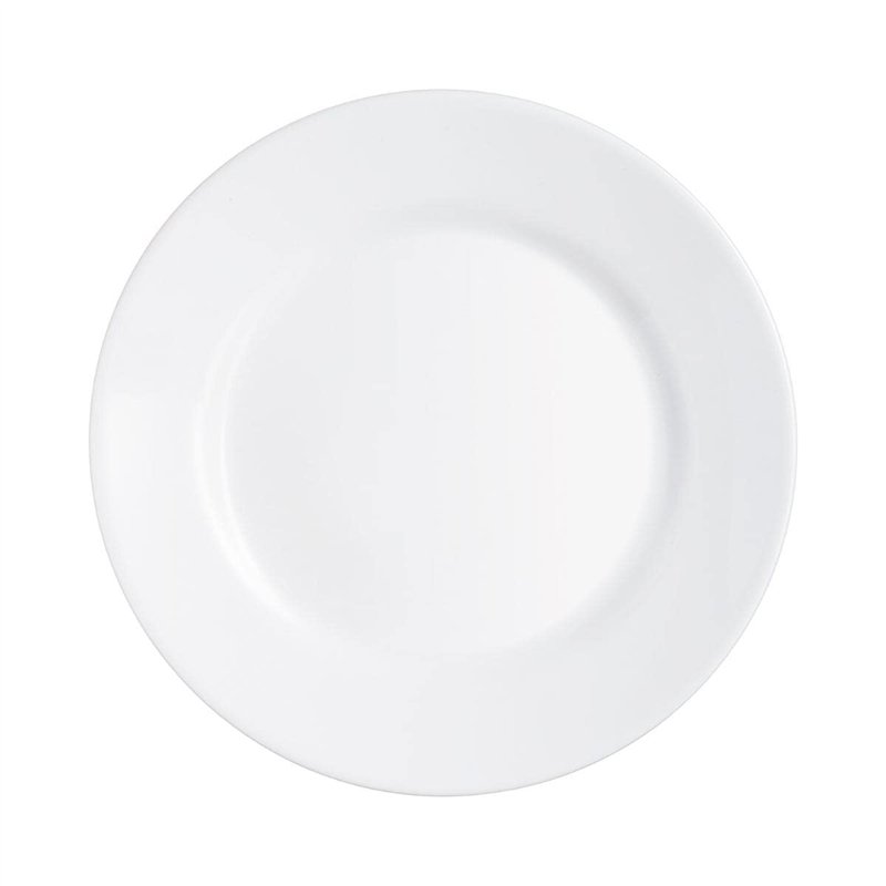 Arcoroc Restaurant Uni Lot de 6 assiettes 25,4 cm