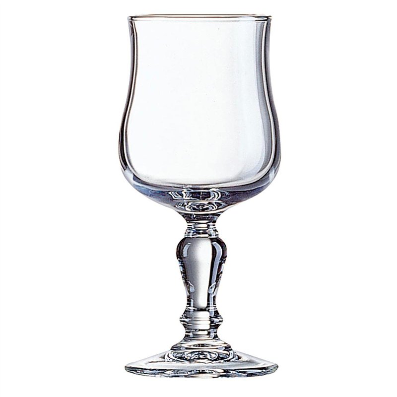 Arcoroc 11392 Verre à Pied Normandie, Trempée, Transparent, 16 cl