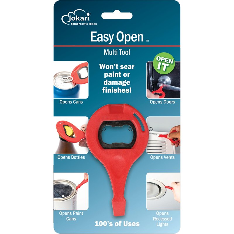 Image secondaire de Jokari Outil universel facile à ouvrir pour boissons, canettes de peinture, fixations ménagères et plus encore. Cales de gadgets