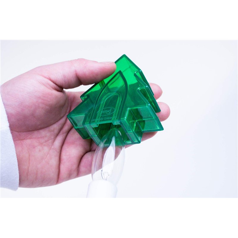 Image secondaire de Jokari Cachesapin de Noël à clipser pour bougies électriques, à piles ou à énergie solaire. Transformez n'importe quelle bougie